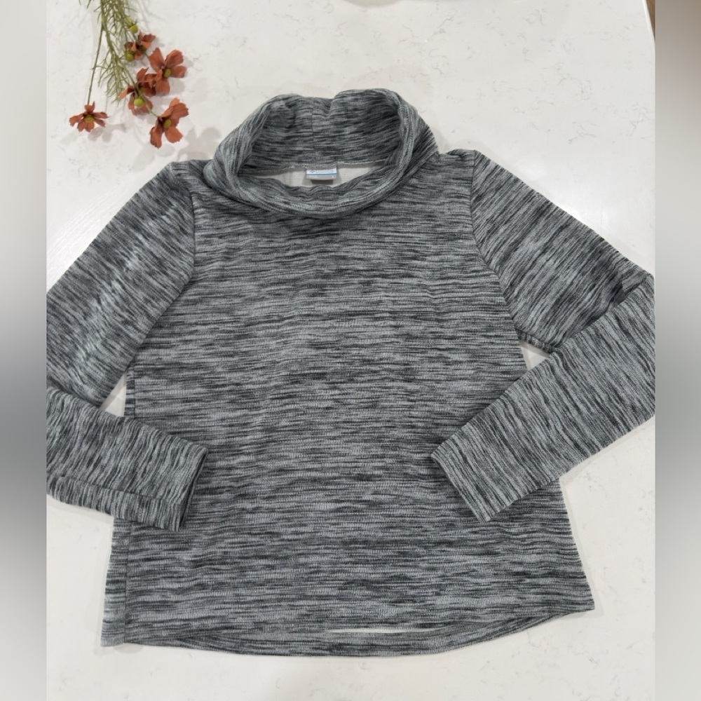 Columbia Women's Charcoal Cowl Neck Sweater